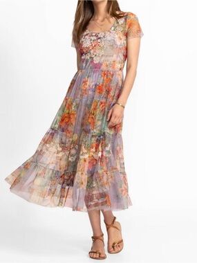 Johnny Was Lavender Yasmine Mesh Dress- MESH ONLY, NO CAMI  (764078) 🌼 🦋